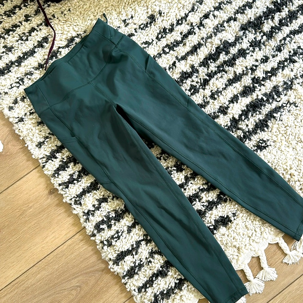 Green (M) Athletic Leggings